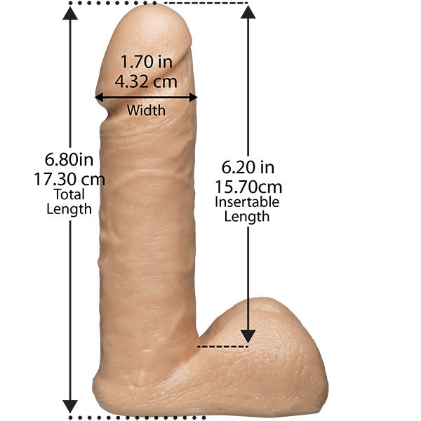 VacULock 6 Inch Realistic Dildo Attachment-Katys Boutique