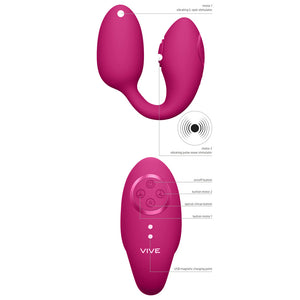 Vive Aika Pulse Wave And Vibrating Love Egg Pink-Katys Boutique