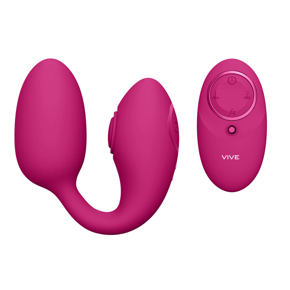 Vive Aika Pulse Wave And Vibrating Love Egg Pink-Katys Boutique