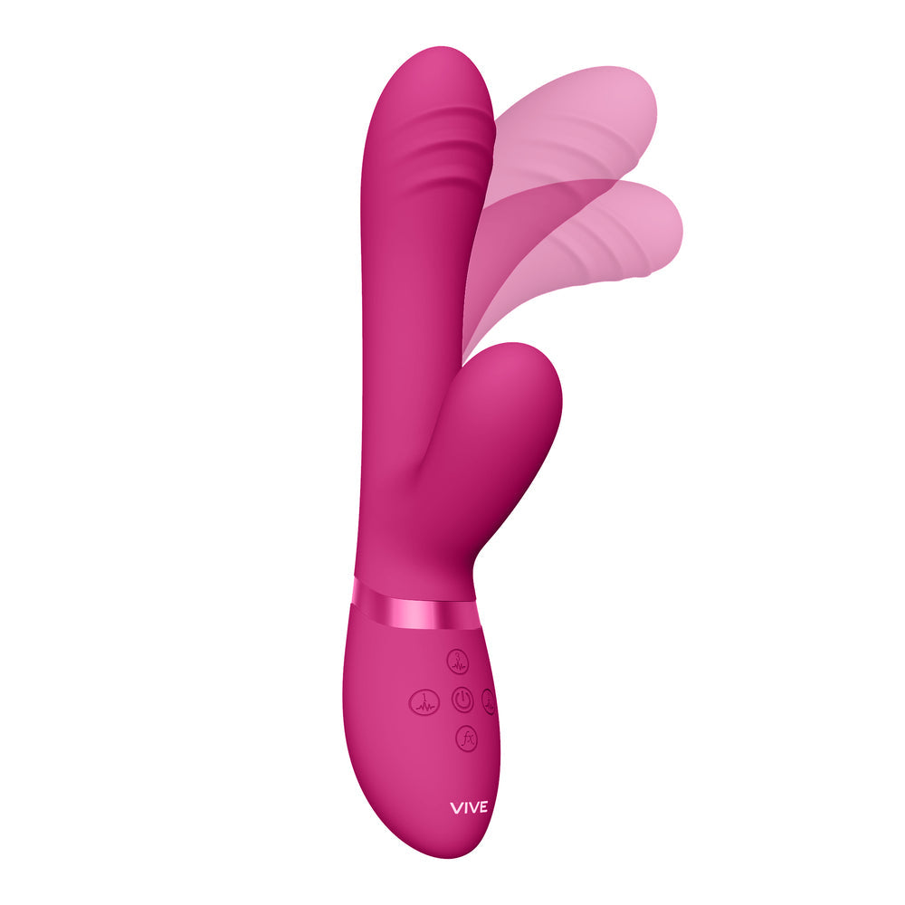 Vive Tani Finger Motion With Pulse Wave Vibrator Pink-Katys Boutique