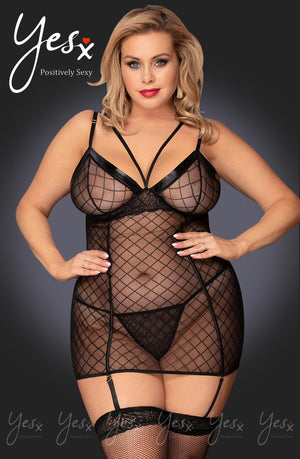 Yesx Yx954Q Black Chemise-Katys Boutique