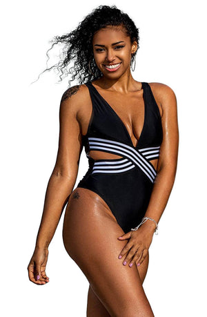 Yesx Yx980 One Piece Swimsuit Black-Katys Boutique