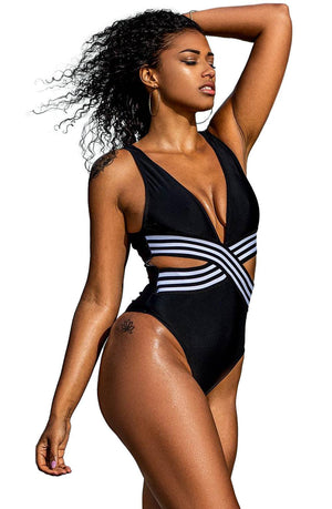 Yesx Yx980 One Piece Swimsuit Black-Katys Boutique